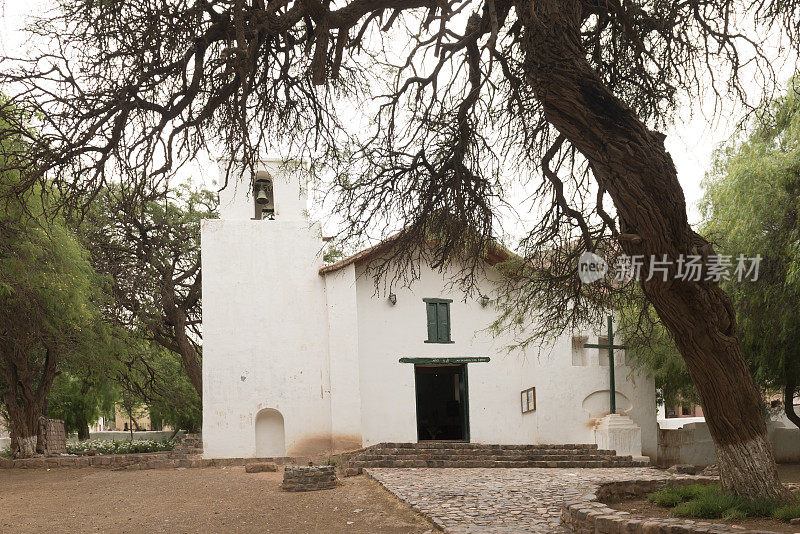 圣罗莎五世的Iglesia de Santa Rosa de Lima (Purmamarca，枣y -阿根廷)